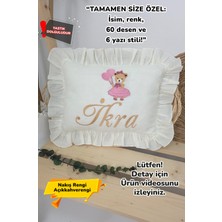 Müslin Yeni Doğan 4katlı Organik %100PAMUK Kişiye Özgü Nakışlı Hastane Çıkış Seti (Ayıcık Model-5)