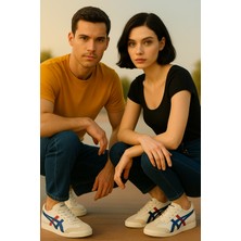 Etayger E-3150-3172 Smb Beyaz Mavi Kırmızı Unisex Sneaker Spor Ayakkabı