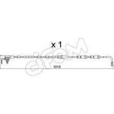 Cıfam SU.357 - Arka Balata Fişi Ikaz Kablosu Landrover Rangerover Velar 2.0 D240 P250 P300 2017 3.0 2017 Jaguar Fpace 2.0 Sd4 2.0 Td4 3.0 2015