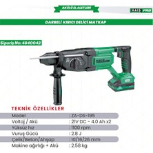 Darbeli Kırıcı Delici Matkap ZA-DS-195
