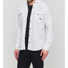 Erkek Gömlek Slim Fit Erkek Kot Gömlek