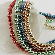 Ds-Derin Hematit Taşı 6 Mm-Yeşil