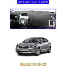 Kia Cerato 2013-2019TORPİDO Koruma Halısı Mavi Kenar