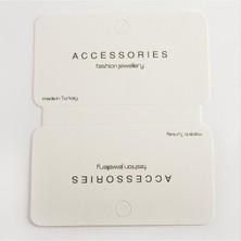 Ds-Derin Lüks Kolye Kartı-Beyaz