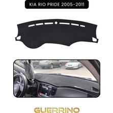 Kia Rio Pride 2005-2011TORPİDO Koruma Halısı Siyah Kenar