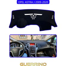 Opel Astra J (2009-2020)TORPİDO Koruma Halısı Mavi Kenar