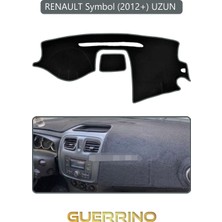 Renault Symbol (2012+) Uzun Torpido Koruma Halısı Gri Kenar