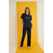 Milla Pamuklu Bayan Pijama Takımı