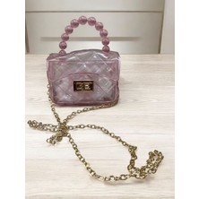 Cüzdan Boy Uzun Zincir Askılı Silikon Çanta