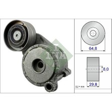 Ina 534050610 - Kayıs Gergı Rulmanı Mercedes W204 C218 W212 W463 W166 C292 X204 W221 B906 B907 B910 Kutuklu