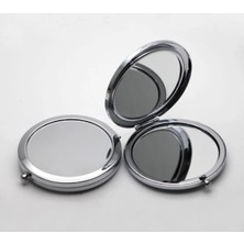 baytoptan Metal Gri Cep Aynası 12 Adet