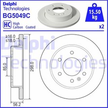 Delphı BG5049C - Fren Dıskı Arka Mercedes Sprınter B907 B910 18 Elektronık Park Frenı