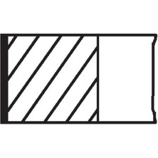 Mahle 08324N0 - Segman 84MM Bmw M57 N2 N57 N E60 E63 E64 E65 E66 E90 E83 E84 E70 E71 E72