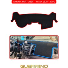 Toyota Fortuner  - Hılux 2005-2014TORPİDO Koruma Halısı Kırmızı Kenar