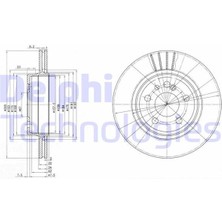 Delphı BG2740 - Fren Dıskı Arka Mercedes S-Class W140 W220