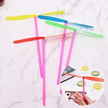 10 Adet/set Çocukları Açık Klasik Oyuncaklar Plastik Bambu Yusufçuk El Ovma Uçan Pervane Çocuk Gamecolor: Renk 10 Adet (Yurt Dışından)
