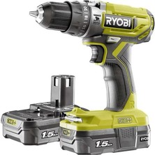 RYOBI R18PD2-215G Akülü Darbeli Matkap Çift Akülü 18V Li-Ion 1.5 Ah