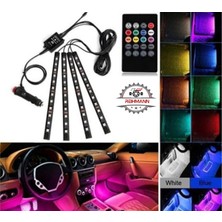 Mini John Cooper Works 2011-2012-2013-2014-2015-2016-2017 Ayak Altı LED 12 Ledli Lamba Sese Duyarlı LED Müziğe Duyarlı LED