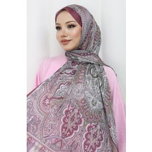 Etnik Desen Janjan Şal 70304-14 Gül Kurusu