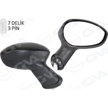 Gva 1028230 - Dış Dikiz Aynası Sağ Grande Punto 05 Lınea 07 Elektrikli 7 Fiş VM-6156ER