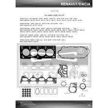 OTOCONTA Oto Conta 42457202 - Motor Takım Contası Mgn-Clıo-Lgn-Logan 1.4-1.6 16V K4J-K4M Keçeli Subap Lastikli