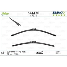Valeo 574470 - Sılecek Supurgesı Takımı 600MM / 475MM Mercedes W176 C117 X156 . Audı A3 . Renault Koleos . Bmw E90 E92 E93 F30 G22 G23 E84