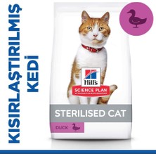 Hill's Hills Sterilised Duck Ördekli Kısırlaştırılmış Kedi Maması 3 Kg
