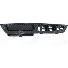 Gva 9103607 - Cam Dugme Cercevesi On Sol Karbon Fiber Katlama Lı Bmw X5 E70 X6 E71
