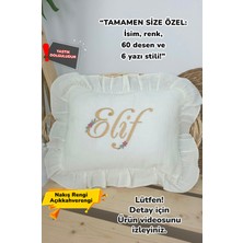 Müslin Yeni Doğan 4katlı Organik %100PAMUK Kişiye Özgü Nakışlı Hastane Çıkış Seti (Papatya Model-7)