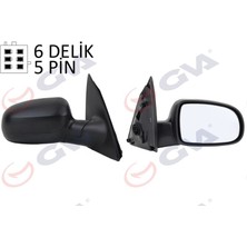 Gva 1090217 - Dış Dikiz Aynası Sağ Corsa C 01 Elektrikli Isıtmalı Konveks 5 Fiş VM-200EHR