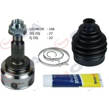 Gva 4416000K - Aks Kafası Dış Ön Kangoo 3 1.5 Dci 08- 27×22X56.7 146MM