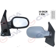 Gva 1011205 - Dış Dikiz Aynası Sağ Megane Scenıc 97 Elektrikli Isıtmalı Sensörlü Astarlı Konveks 7 Fiş VM-133NEHPR