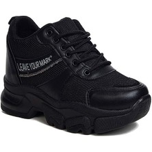 Flet Zenne Gizli Feta 209 Anorak Siyah Ortopedik Spor Ayakkabı