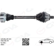 Gva 4475093 - Aks Ön Sol Golf Plus 1.9tdı 05- Golf V 1.9tdı 03- Golf Vı 2.0tdı 08- Toruran 1.9tdı 03-