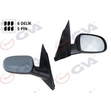 Gva 1090215 - Dış Dikiz Aynası Sağ Corsa C 01 Elektrikli Isıtmalı Astarlı Konveks 5 Fiş VM-200EHPR