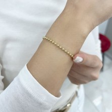 Lazer Kesim Top Zincir Bileklik - BLK1027