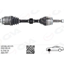 Gva 4491151 - Komple Aks Sağ Getz 1.5 Crdi 03-09 Abs Li 48DİŞ 578MM