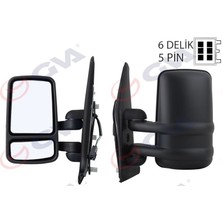 Gva 1019225 - Dış Dikiz Aynası Sol Master-Movano 95 Elektrikli Isıtmalı Konveks