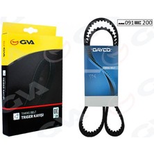 Gva 58091200 - Triger Kayışı 091SP 200HT Connect 1.8tdcı 07 13 Focus I 98 11 Mondeo Iv 07 14 Smax Galxy 07 11 1.8 Td