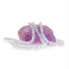 Ds-Derin 8 mm Opal Taşı Ay Taşı-Açık Mavi