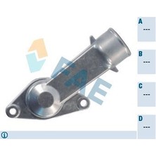 Fae 54326 - Termostat Yuvası Flanşı-Kapağı Astra F-G Vectra A-B Corsa A-B-C Ascona-Kadett 1.4 Sv-Nz 1.6 Sv-Nz