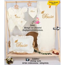 Gros Shop Yeni Doğan %100 Pamuk Müslin Hastane Çıkış Mevlüt Seti-Takı Yastı