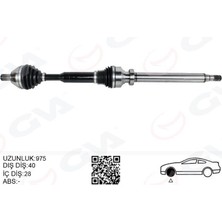 Gva 4499164 - Ön Aks Komple Sag Volvo XC60 I 10 15 D3-D4-T5-T6 XC60 Iı 15 D4 Otomatik Şanzıman 8 Vites