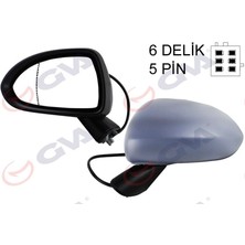 Gva 1090226 - Dış Dikiz Aynası Sol Corsa D 06 Elektrikli Isıtmalı Astarlı Asferik 5 Fiş VM-964EHPAL 13187615