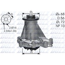 Dolz M276 - Devırdaım Pompası Mercedes OM601 OM606 W124 S124 W202 S202 W210 S210 W140 W463