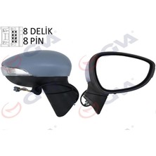 Gva 1037221 - Dış Dikiz Aynası Sağ Fıesta 08 Elektrikli Isıtmalı Katlanır Sinyalli 8 Fiş VM-6313EBR