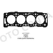 OTOCONTA Oto Conta 42173007 - Skc 4 Delik 1.38M Çelik P206-P306-PARTNER-BERLINGO 1.9 Dw8