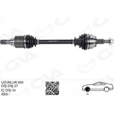 Gva 4435004 - Ön Aks Komple Sol Ford Focus Iıı 1.6 Tı 11 17 Benzınlı