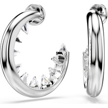 Swarovski 5723288 Swarovski Küpe Sublıma:pe Hoop Metal Whı/rhs