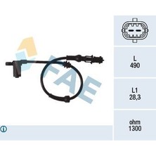 Fae 78077 - Abs Tekerlek Hız Sensörü Corsa C-Merıva-Tıgra 1.4-1.8-2.0 16V